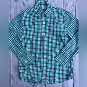VINEYARD VINES boys The Whale button down plaid shirt